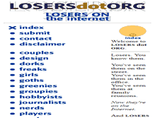 Tablet Screenshot of losers.org